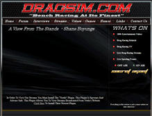 Tablet Screenshot of dragsim.com